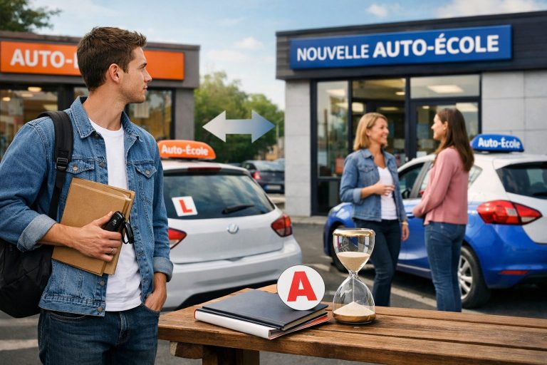 Comment changer d’auto-école après 20 heures de conduite ?